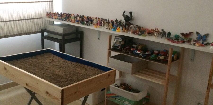 Puesta en marcha de la caja de arena